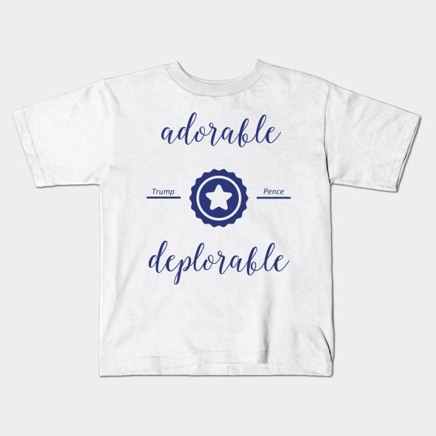 Adorable Deplorable T Shirts and Mugs Kids T-Shirt by HomeGiftShop